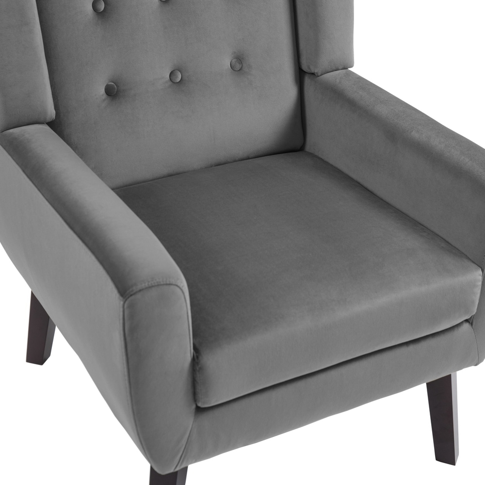 Modern Accent Chair Velvet Armchair