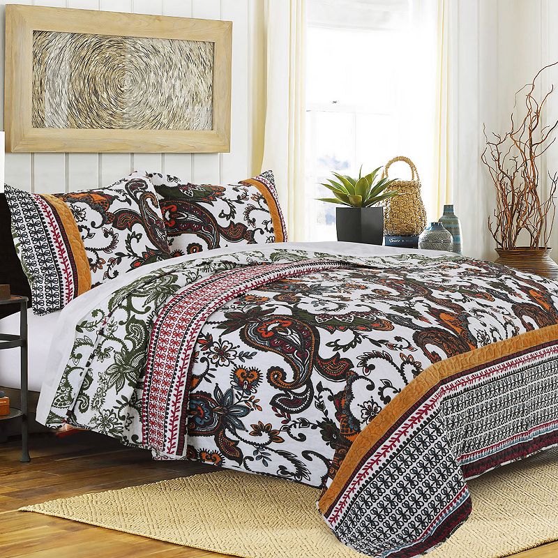 Greenland Home Fashions Orleans Quilt Set