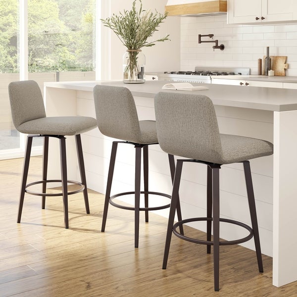 Amisco Betty Swivel Counter and Bar Stool