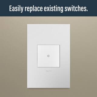 Legrand adorne with Netatmo Single-Pole Smart Rocker Light Switch White WNAL10W1