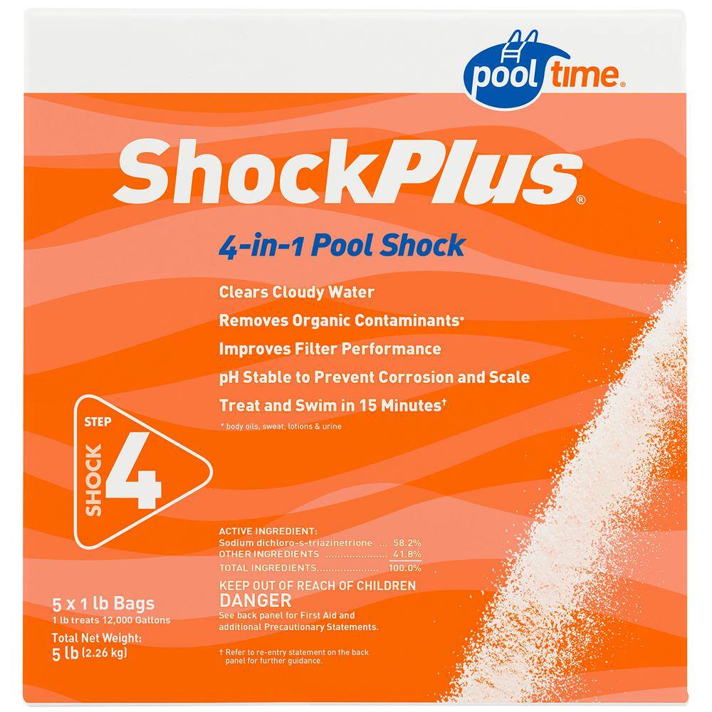 Pool Time 1 lb. Shock Plus (5-Pack) 12105PTM