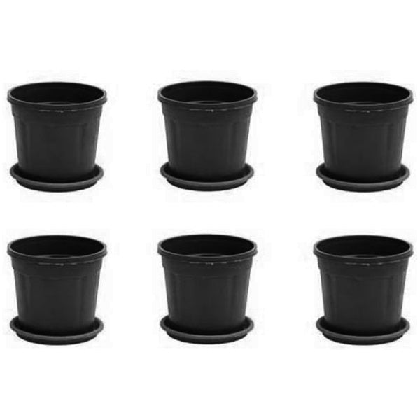 5 inch (13 cm) Grower Round Plastic Pot