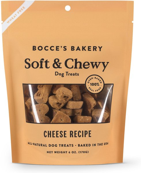 Bocce's Bakery Soft and Chewy Cheese Recipe Dog Treats