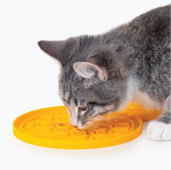 Catit Creamy Mat Fish Shape Cat Mat， Orange