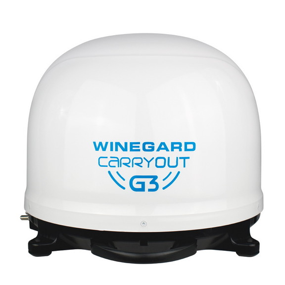 Winegard GM 9000 Carryout G3 Wht Port Auto Satelli...