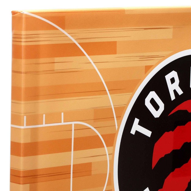 Nba Toronto Raptors Court Canvas Wall Sign