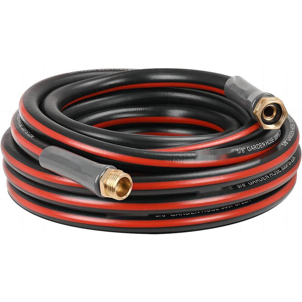 Cubilan 58 in. x 25 ft. Garden Hose 300 PSI All-Weather Water Hose Outdoor Hose with Solid Brass Connector B09N6V7P4C