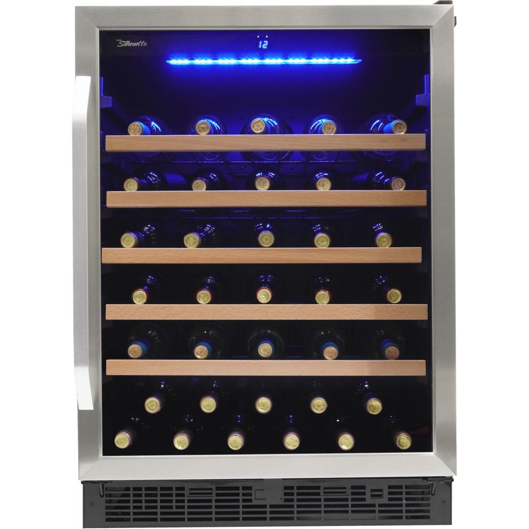 Silhouette 50-Bottle Stilton Series Wine Cellar with Digital Display SWC057D1BSS