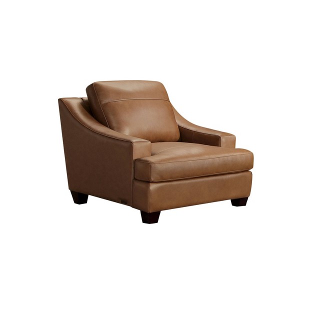 Marianna Leather Chair Camel Abbyson Living