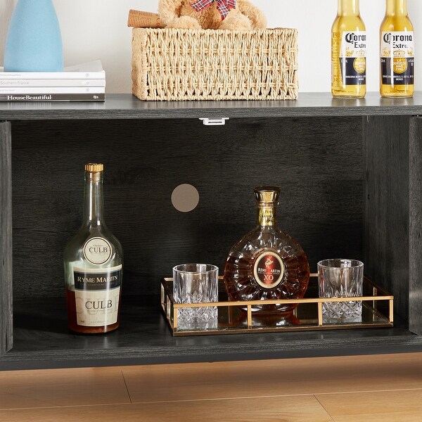 Modern wine bar cabinet， console table， TV cabinet， sideboard with storage compartment