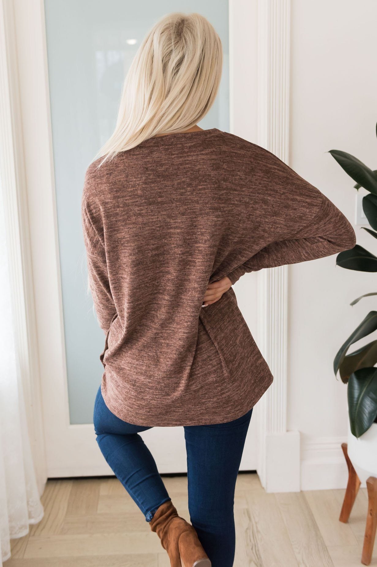 Nothing But Cozy Modest Blouse