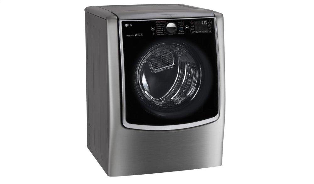 Lg DLEX9000V 9.0 Cu. Ft. Large Smart Wi-Fi Enabled Electric Dryer W/ Turbosteam™