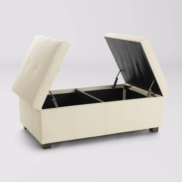 Antonio Extra Large Storage Ottoman Corliving