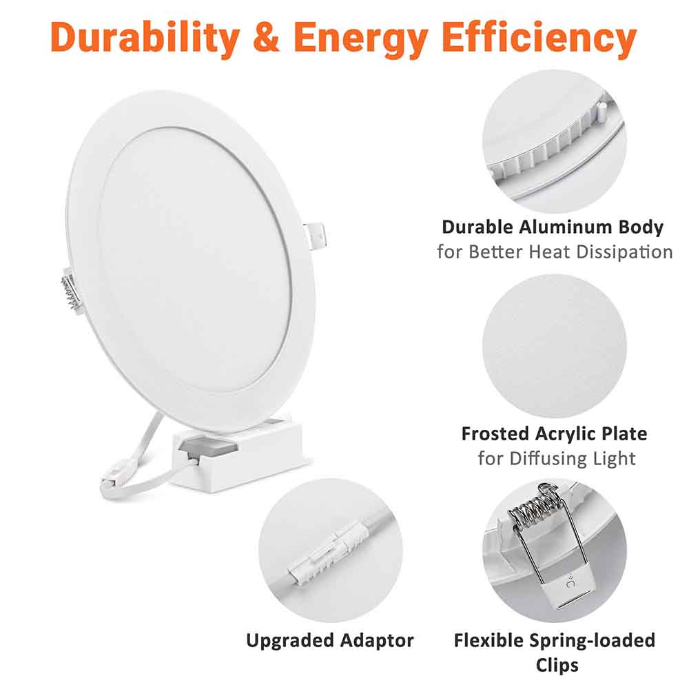 Yescom 15W LED Recessed Ceiling Light w/ Driver