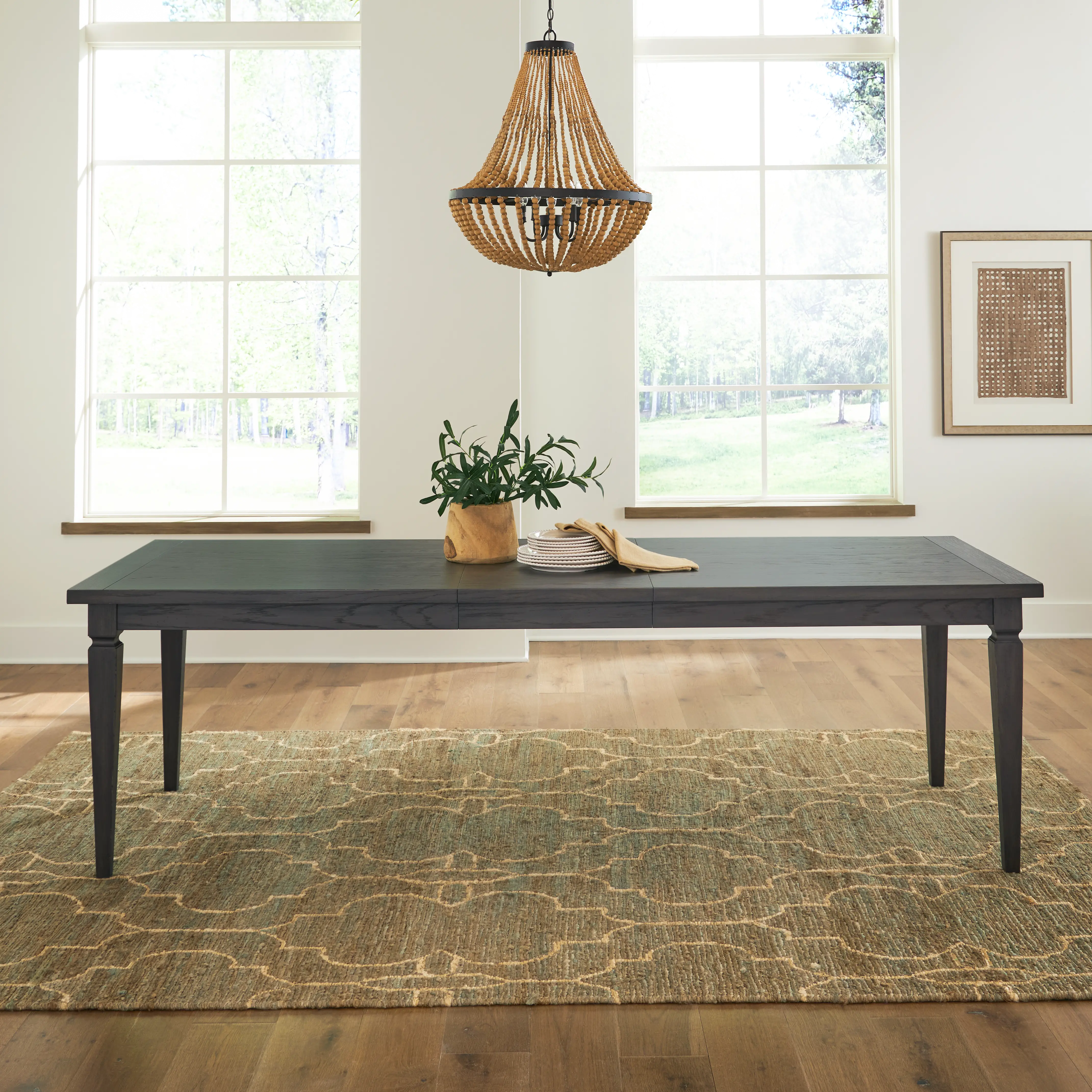 Caruso Heights Charcoal Dining Table