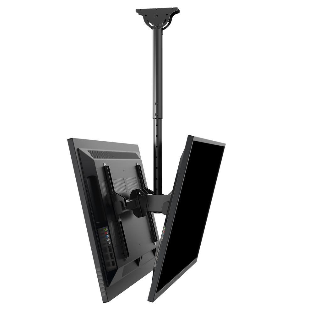 ProMounts Large Double-Sided Tilt Ceiling Mount TVs 37-80in. to 99lbs. each Dual Back-to-back Easy to install TV Ceiling Mounts UC-PRO320B