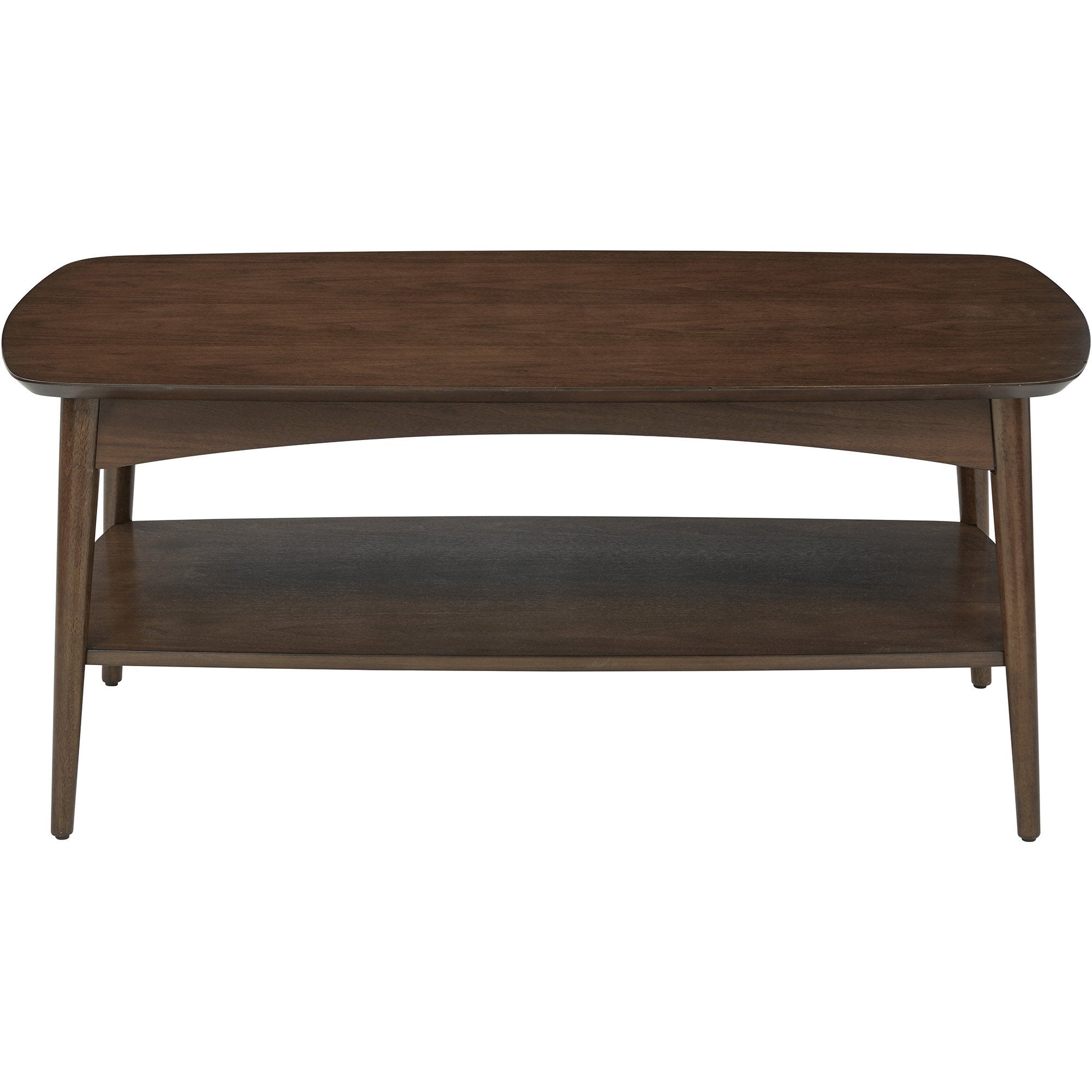 OSP Home Furnishings Copenhagen Coffee Table in Walnut Finish