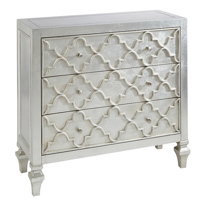 Madison Park Grayson Quatrefoil Storage Chest