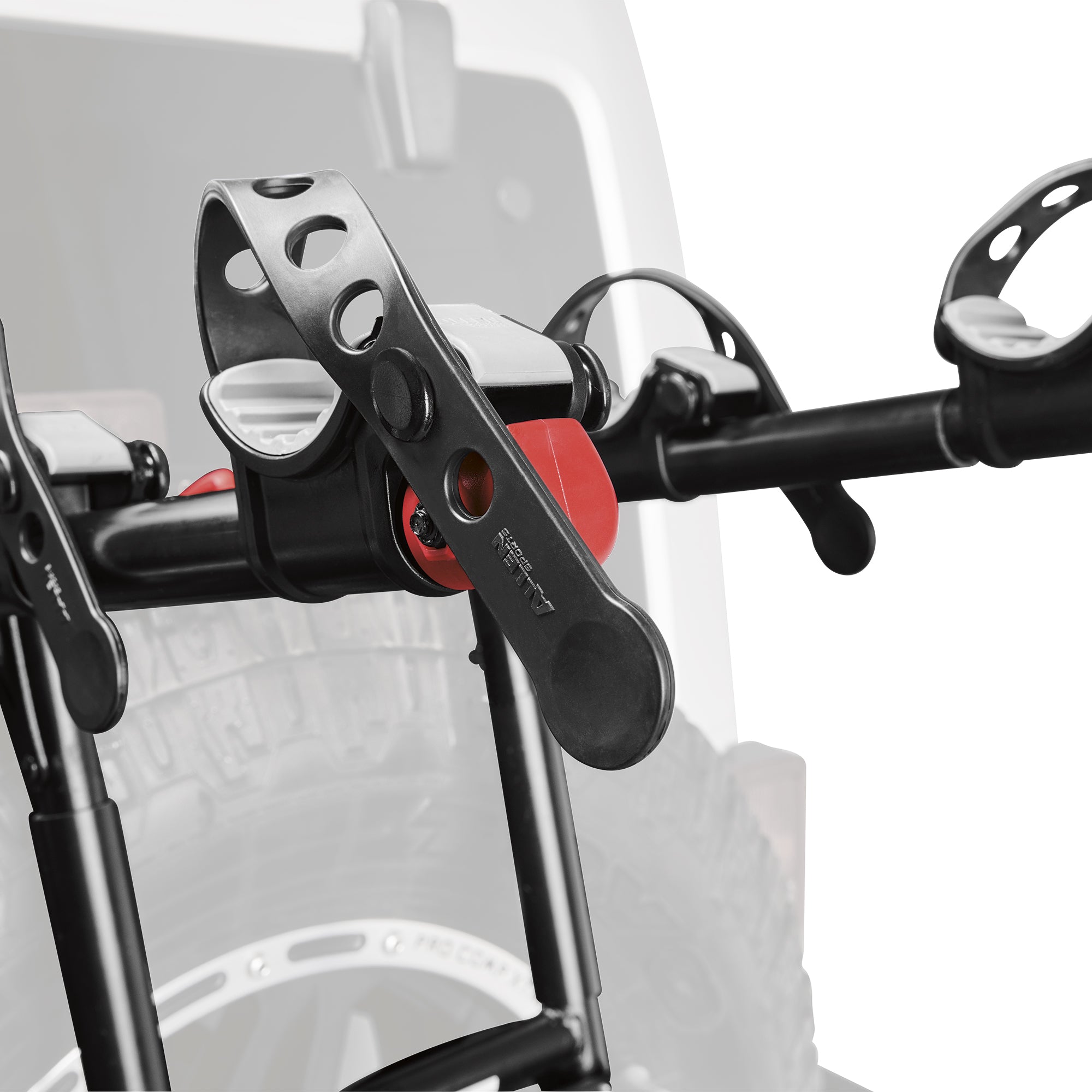 Allen Sports Premier 2-Bicycle Spare Tire Mounted Bike Rack Carrier， S302