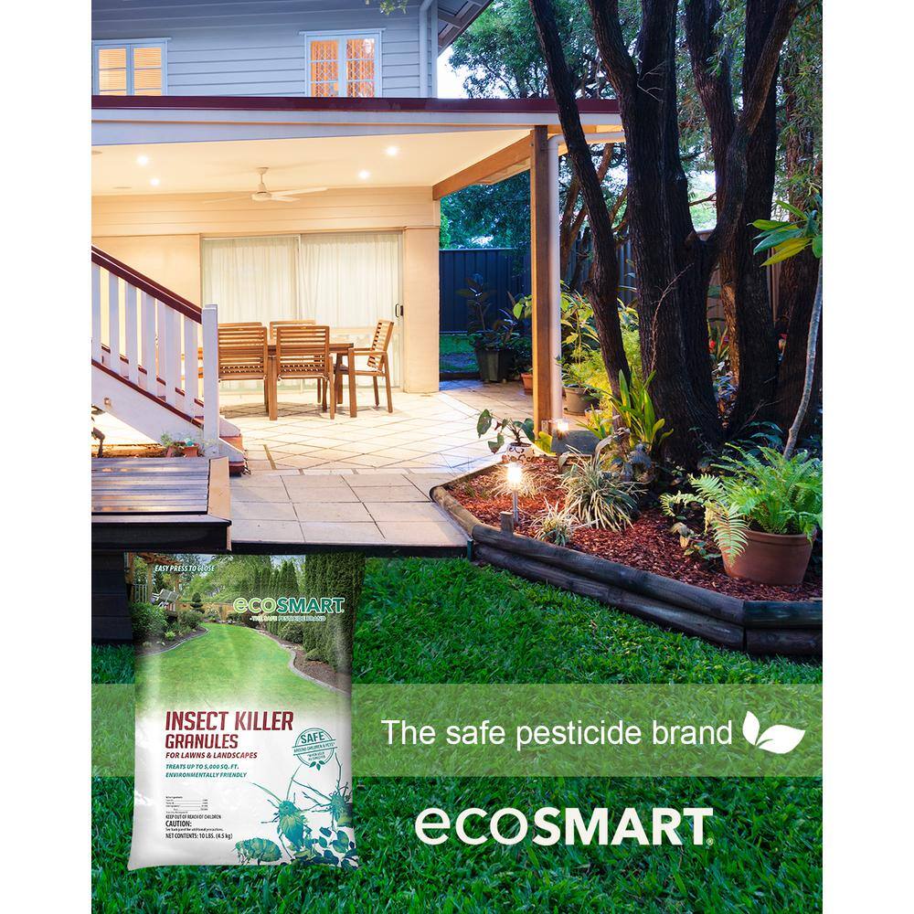 EcoSmart 10 lbs. Bag Natural Plant-Based Insect Killer Granules for Lawns and Foundations Covers 5000 sq. ft. ECSM-33631-01EC