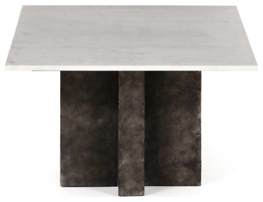 Filipina Coffee Table Black Marble   Modern   Coffee And Accent Tables   by Virgil Stanis Design  Houzz