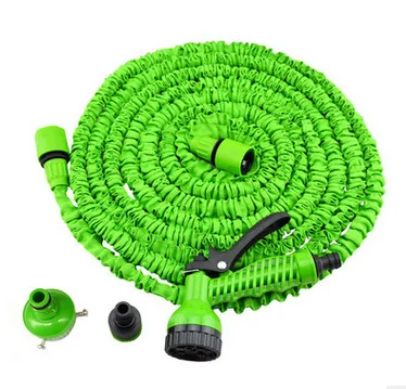 Household magic flushing telescopic water pipe multi function car high pressure car wash water gun garden garden watering suit