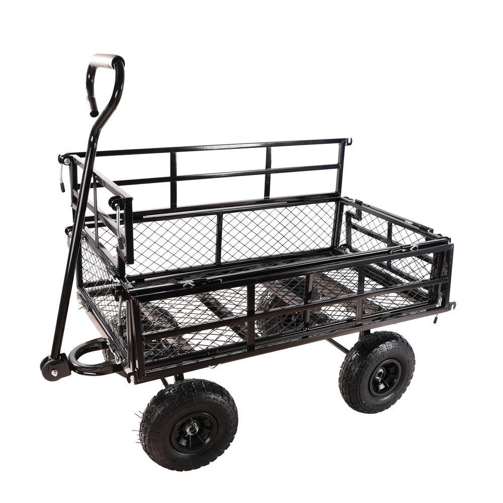 6.36 cu. ft. Steel Wagon Garden Cart for Yard Garden Shipping JX-W22784159