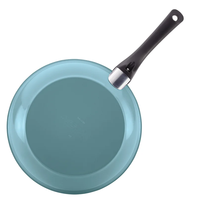 Farberware 17494 purECOok 12-Piece Aluminum Ceramic Nonstick Cookware Set in Aqua