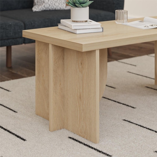 Voler Coffee Table， Light Oak