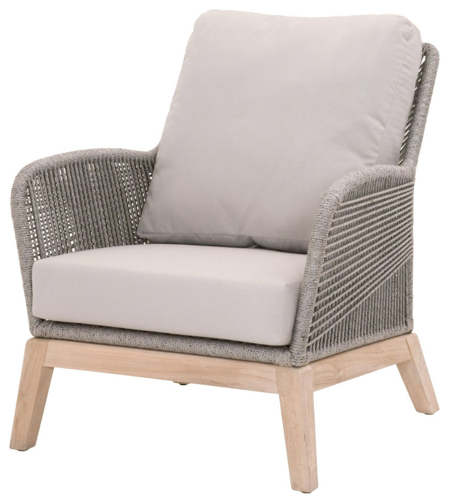 Essentials For Living Loom Outdoor Club Chair   Beach Style   Outdoor Lounge Chairs   by Unlimited Furniture Group  Houzz