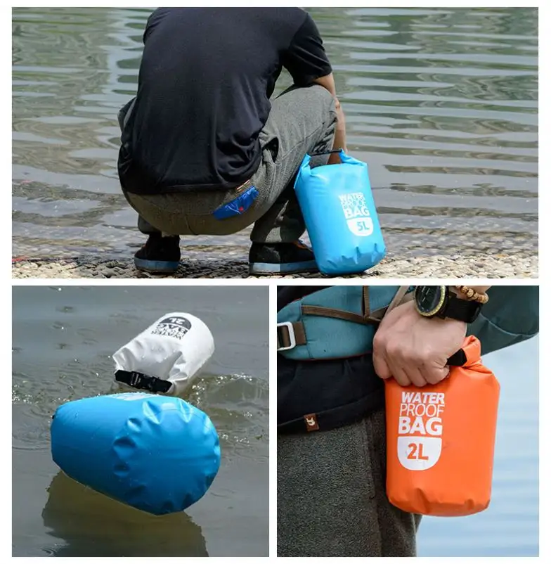 2023 New products outdoor waterproof sport dry bag with adjustable shoulder strap for beach drifting mountaineering