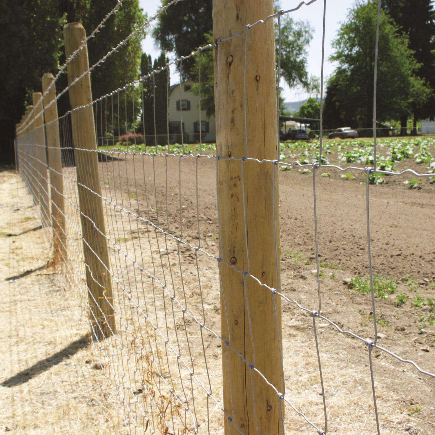 MAT Farmgard 47 in. H X 330 ft. L Galvanized Steel Field Fence Silver