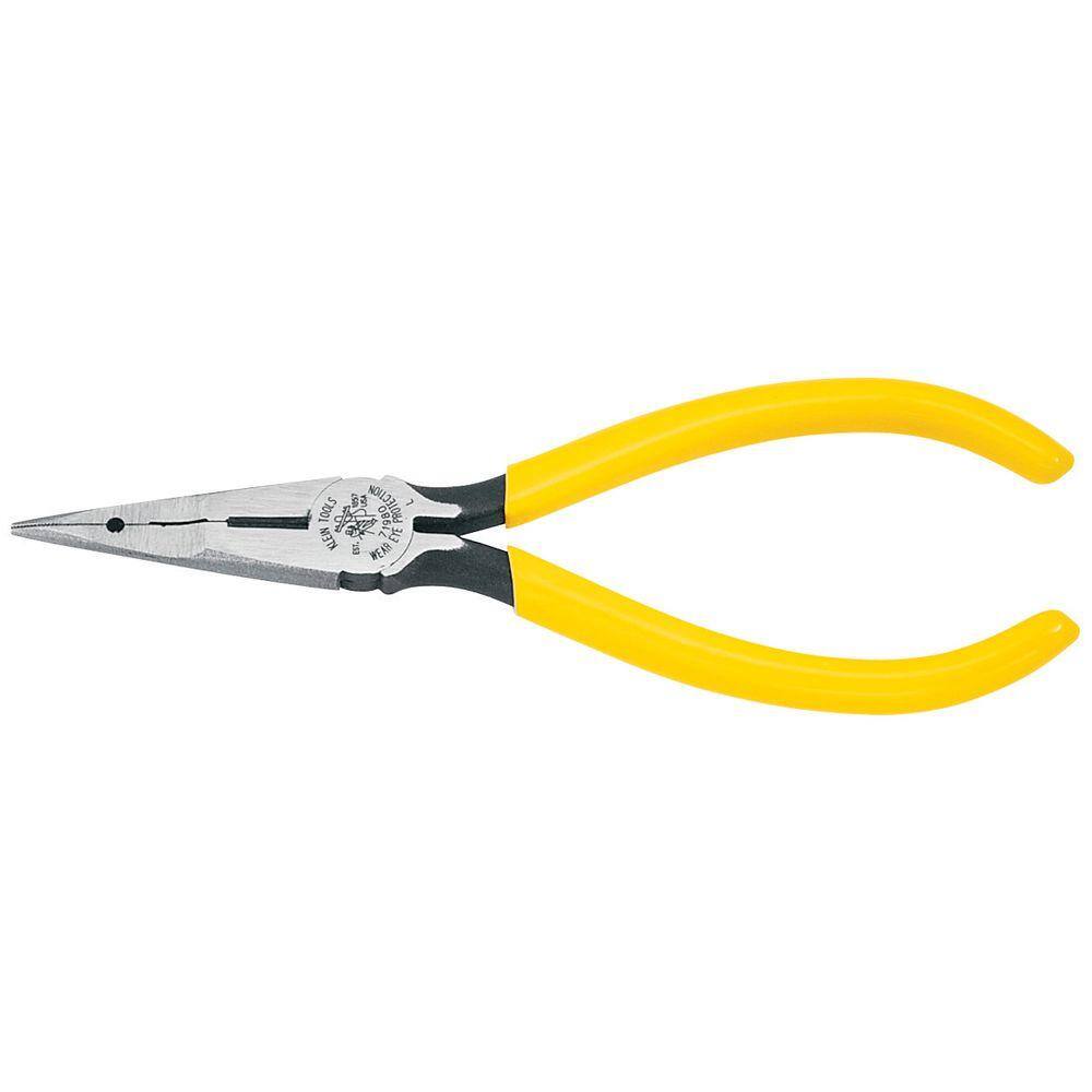 Klein Tools 6-58 in. Long Nose Telephone Pliers Type L1 71980