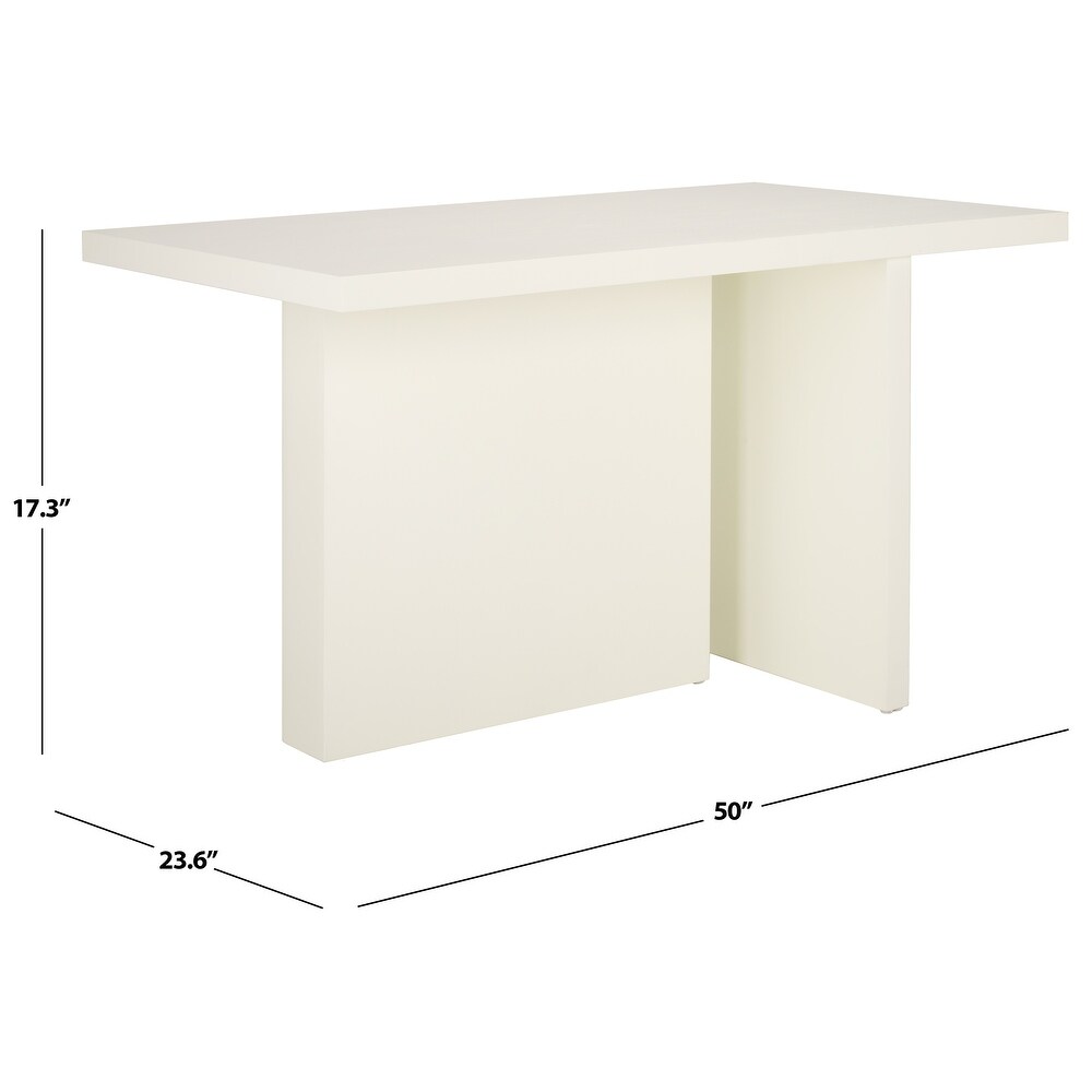 SAFAVIEH Assana Modern Rectangular Dining Table   53.9 in. W x 31.5 in. D x 30 in. H