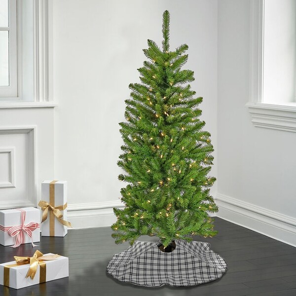 National Tree Company 3 ft. Kingswood Fir Pencil Tree with Clear Lights