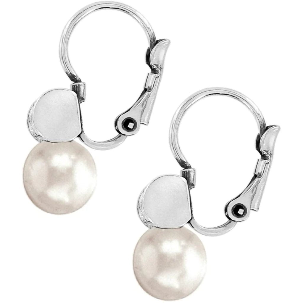 Brighton - Meridian Petite Pearl Leverback Earrings