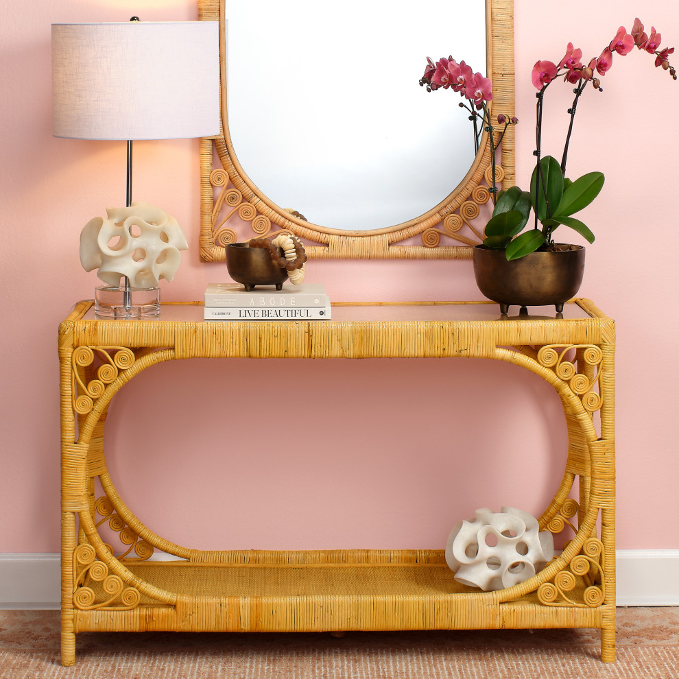 Primrose Console Table   Tropical   Console Tables   by HedgeApple  Houzz