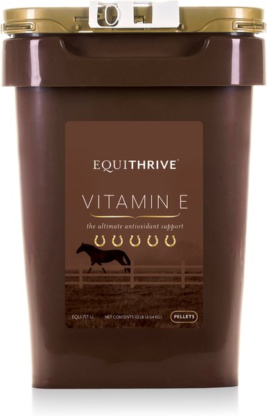 Equithrive Vitamin E Hay Flavor Pellets Horse Supplement