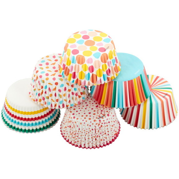 Wilton 415 0 0508 Rainbow  Striped and Polka Dot S...