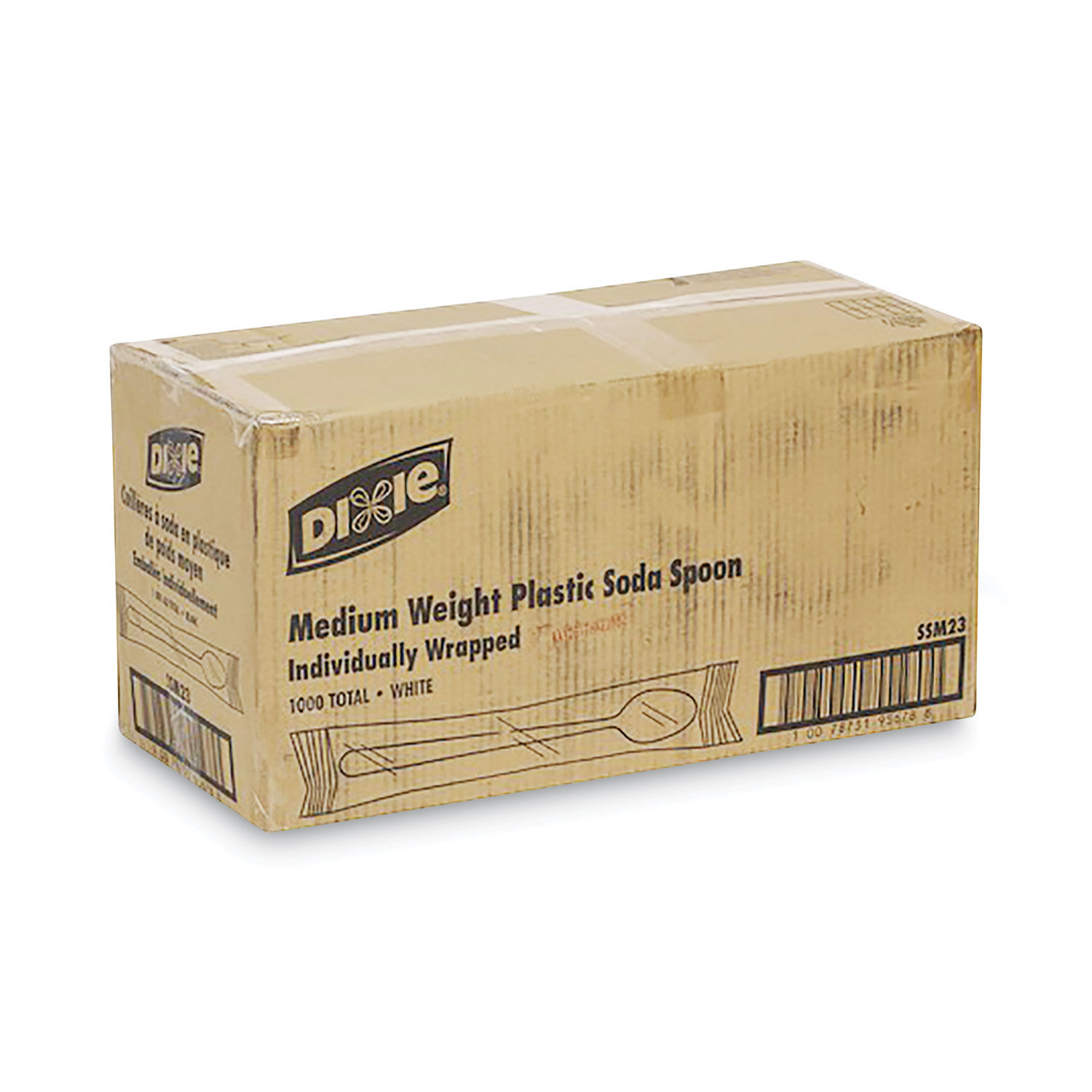 Individually Wrapped Mediumweight Polystyrene Cutlery by Dixieandreg; DXESSM23