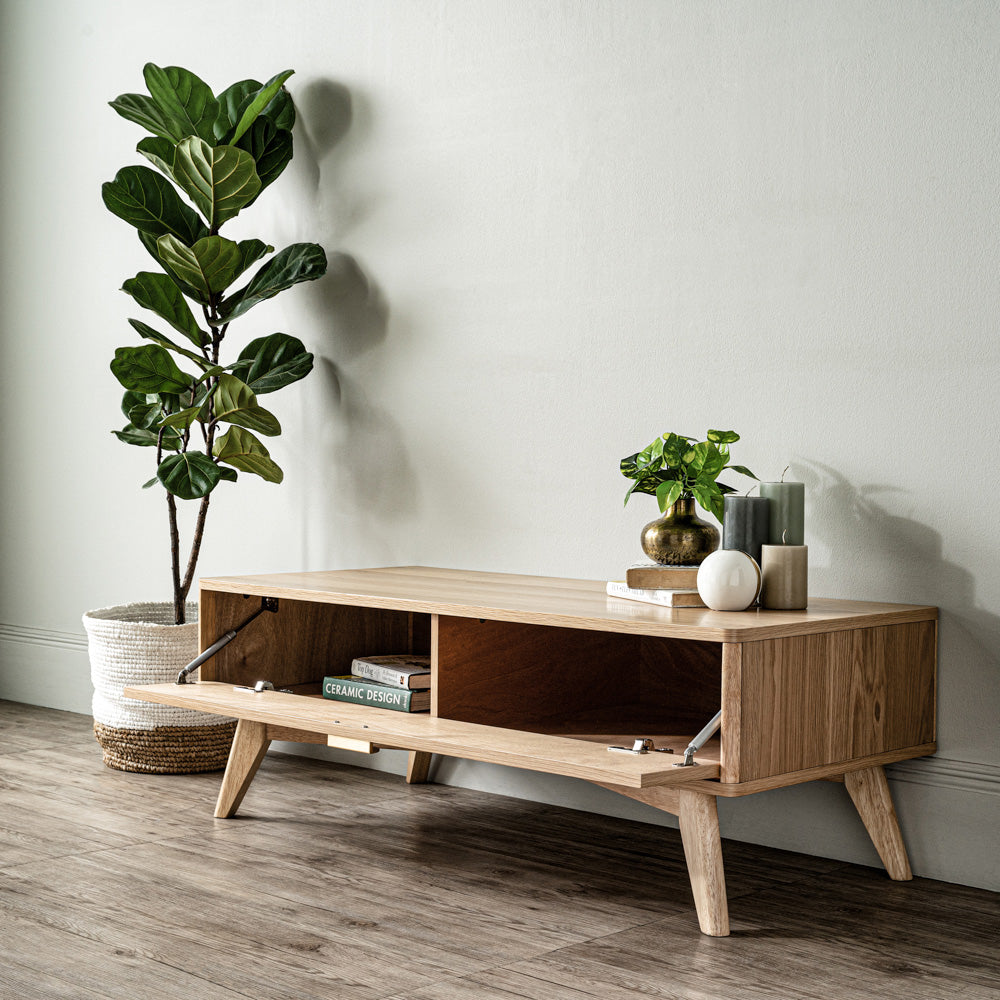 LOFTUS Entertainment TV Unit 120cm - Oak