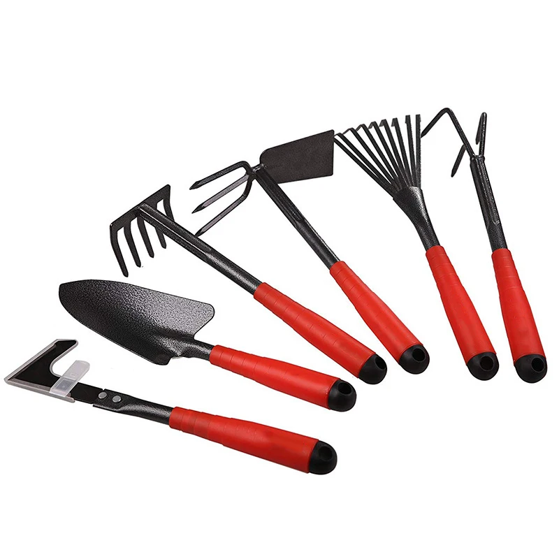 Gardening Flowers Grass Vegetable Spade Rake Double Hoes Shovel Hand Tools Garden Tools Sets