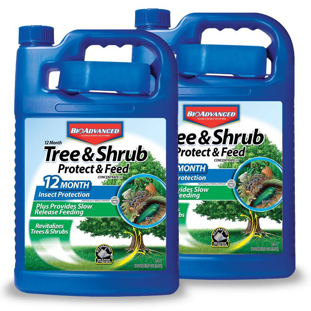 BIOADVANCED 1 Gal. Concentrate TreeShrub Protect and Feed (2-Pack) 701619U