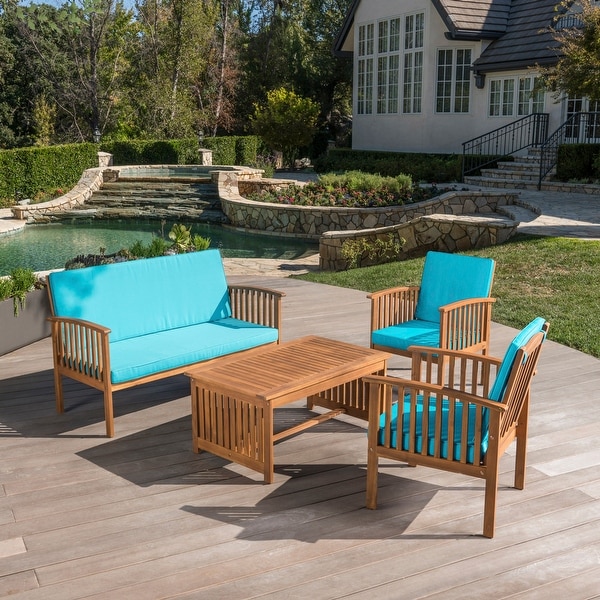 Acacia Wood Patio Furniture Set