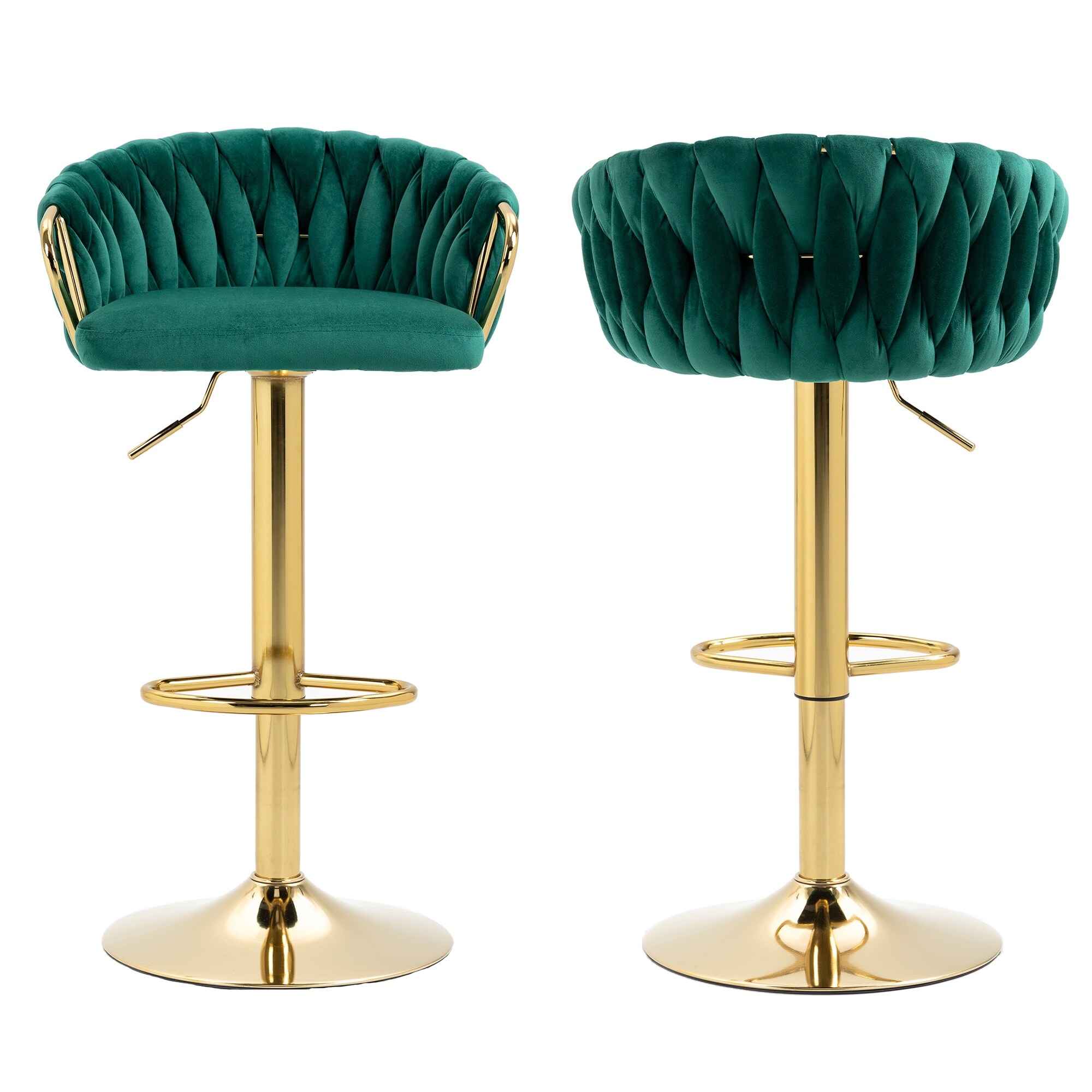 Modern Adjustable Bar Stools (Set of 2)