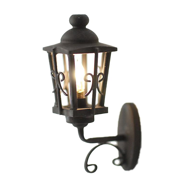 Dolls House Lighting Led Battery Light Outdoor Lantern Coach Lamp