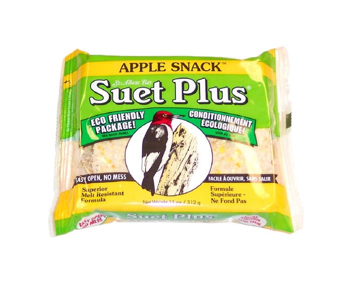 St. Albans Bay Suet Plus® Apple Snack™ Bird Suet Cake - 206