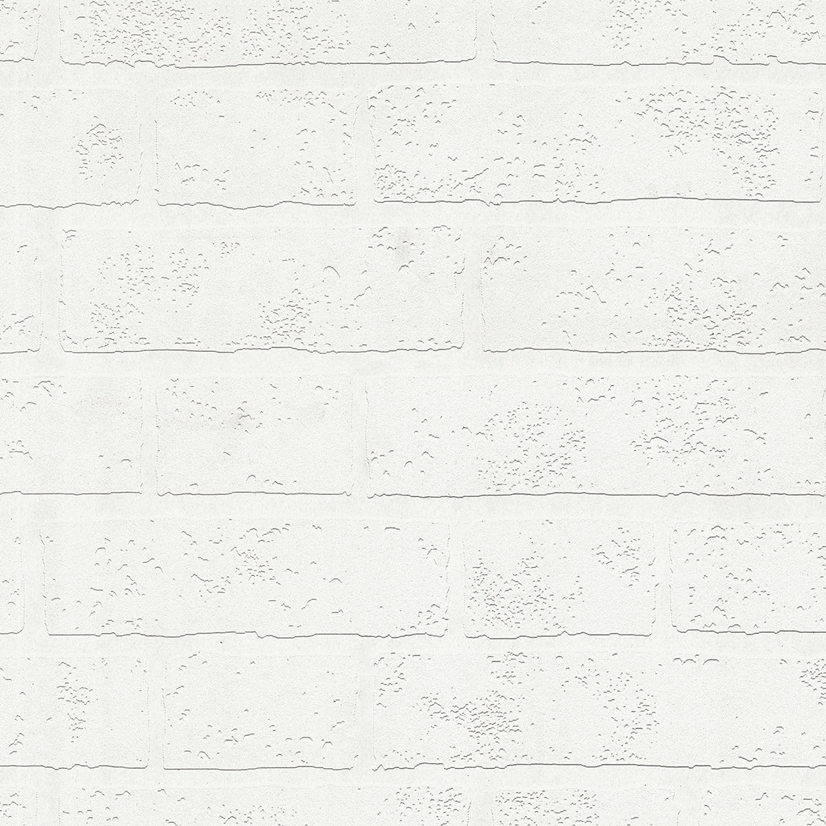 Sample Bridgers White Exposed Brick Wall Paintable Wallpaper Home Fashions