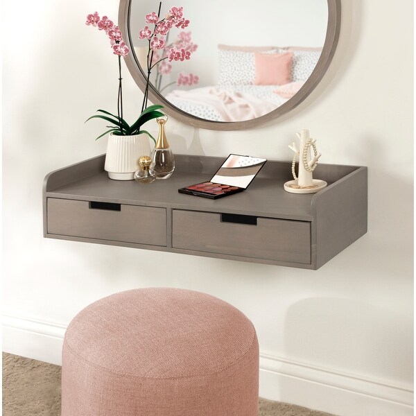 Kate and Laurel Kitt Floating Shelf Console Table