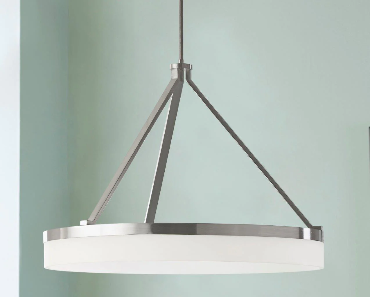 Origin 21 CPL11BNK Lynnpark Brushed Nickel Modern/Contemporary Cylinder LED Pendant Light